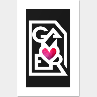 Gamer Love Light Posters and Art